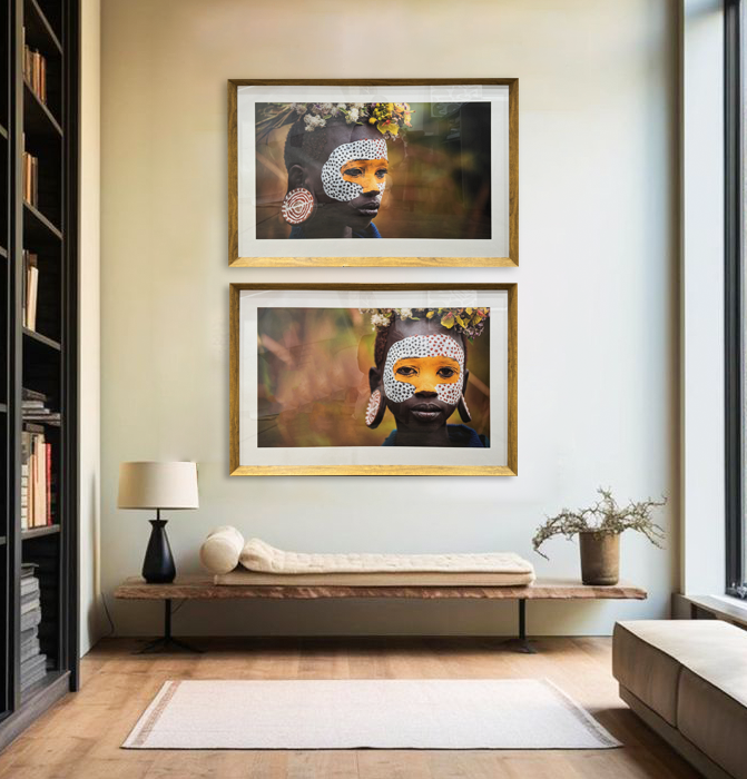 Ethnic Face Child I Art Print