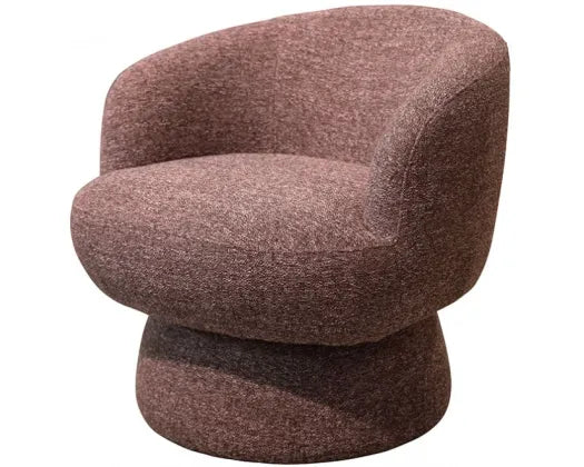 67CMH REYES SWIVEL CHAIR - CHOCOLATE FLECK