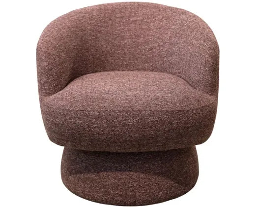 67CMH REYES SWIVEL CHAIR - CHOCOLATE FLECK
