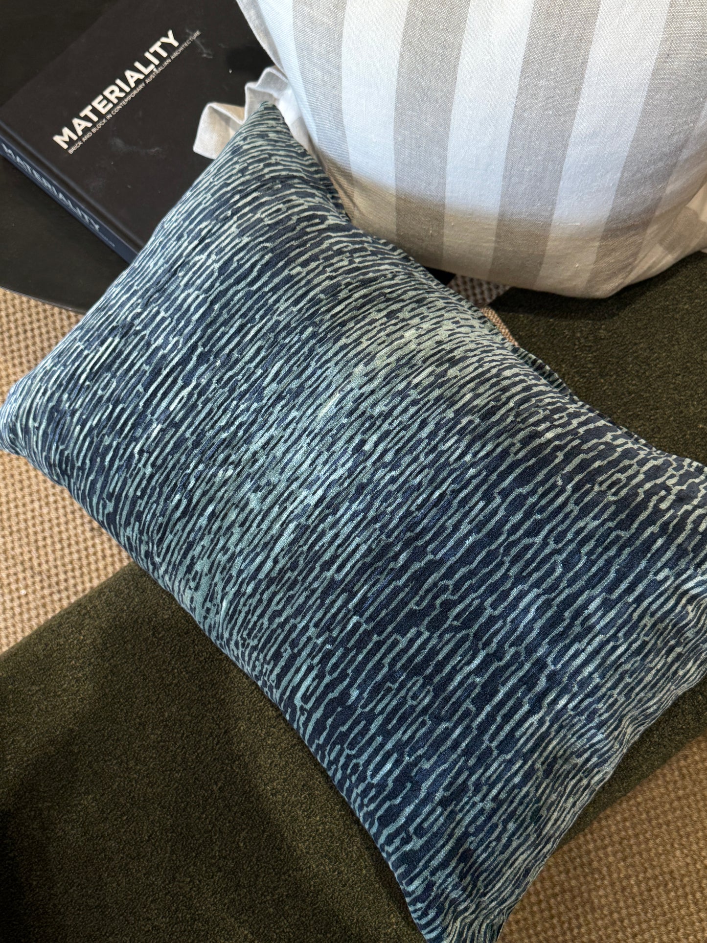 Petrol Cushion - 40 x 60cm