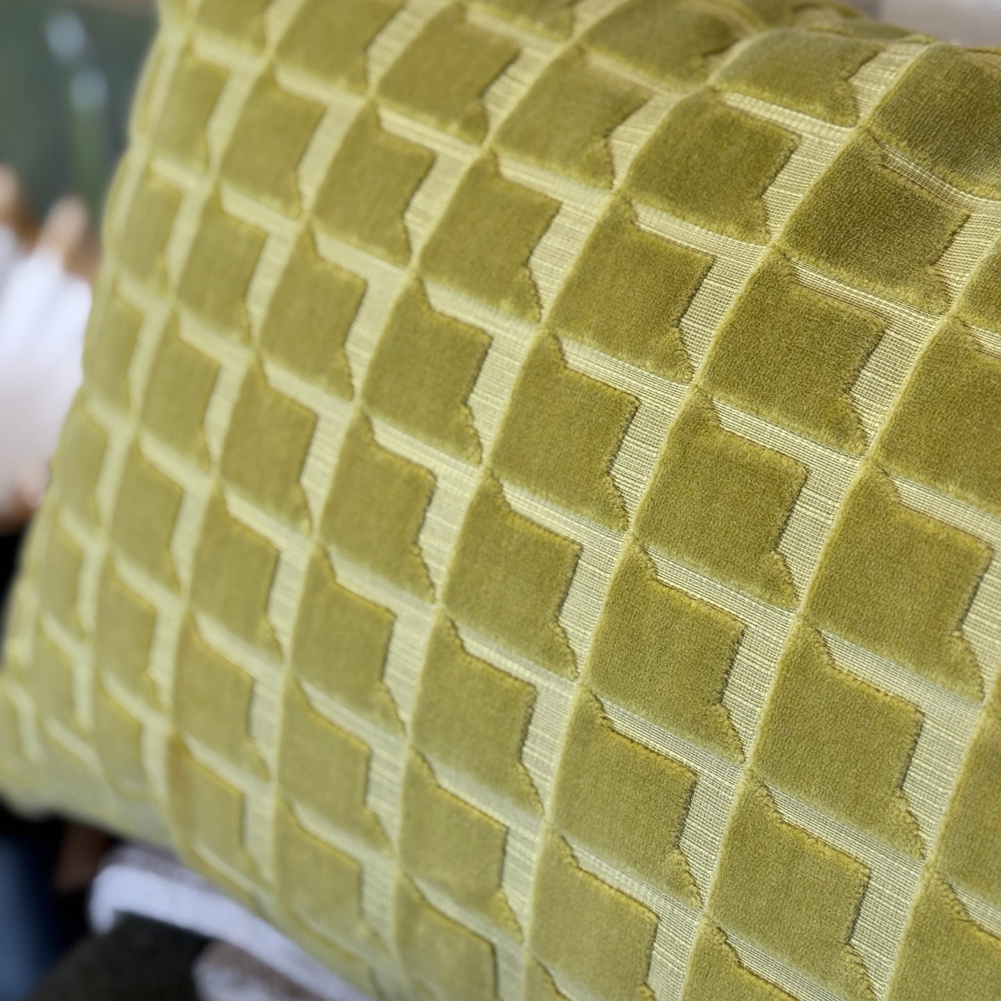 Mustard Velvet Cushion