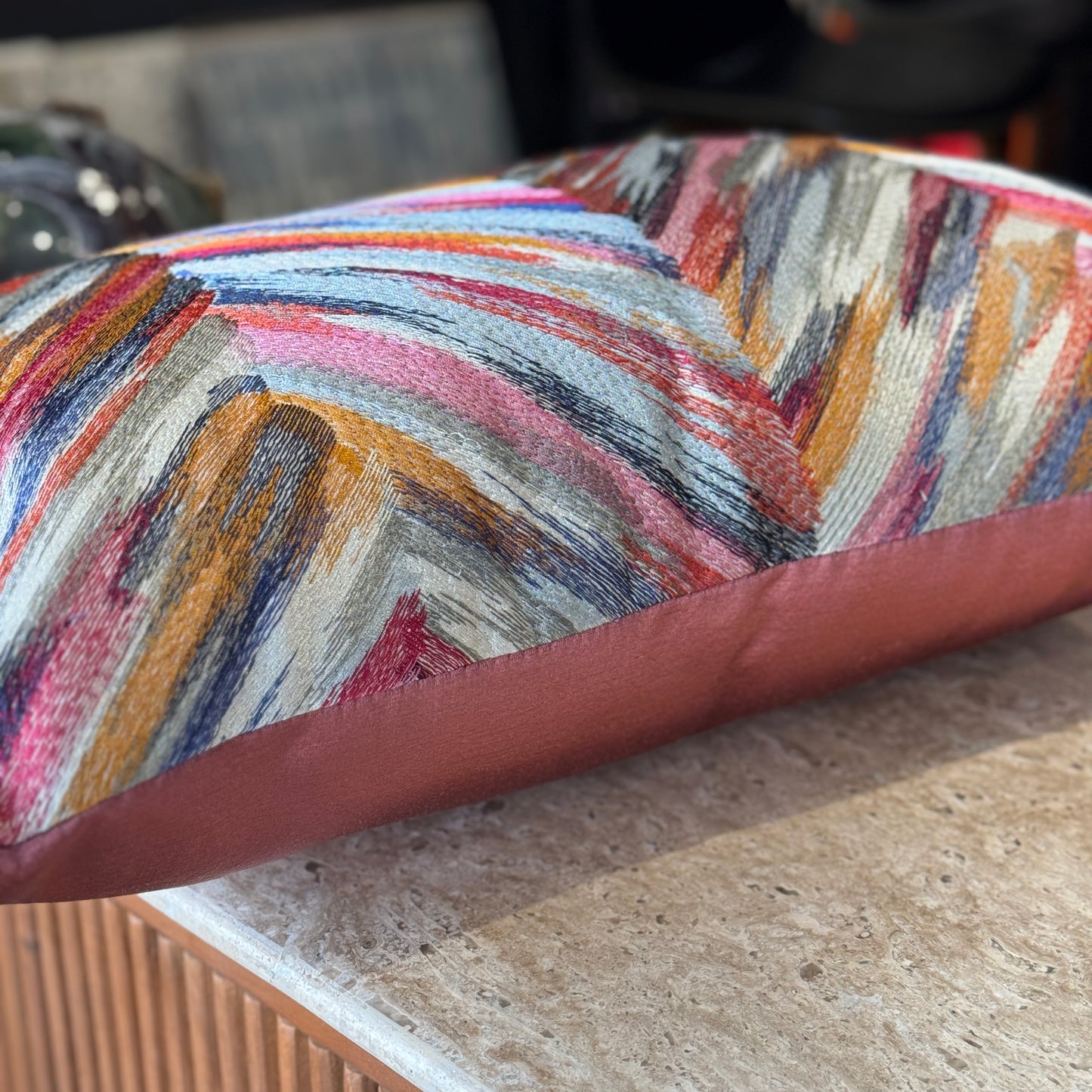 Petrouchka Cushion/Rosewood