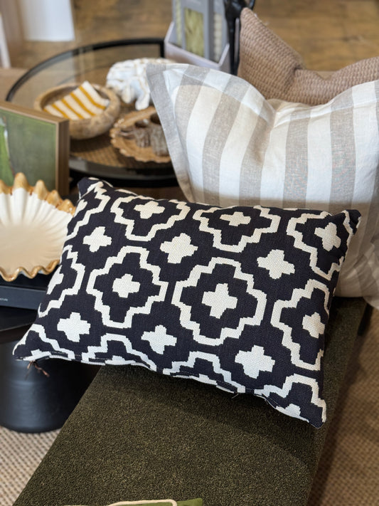 Nomadic Outdoor Reversible Cushion - Midnight/Ivory