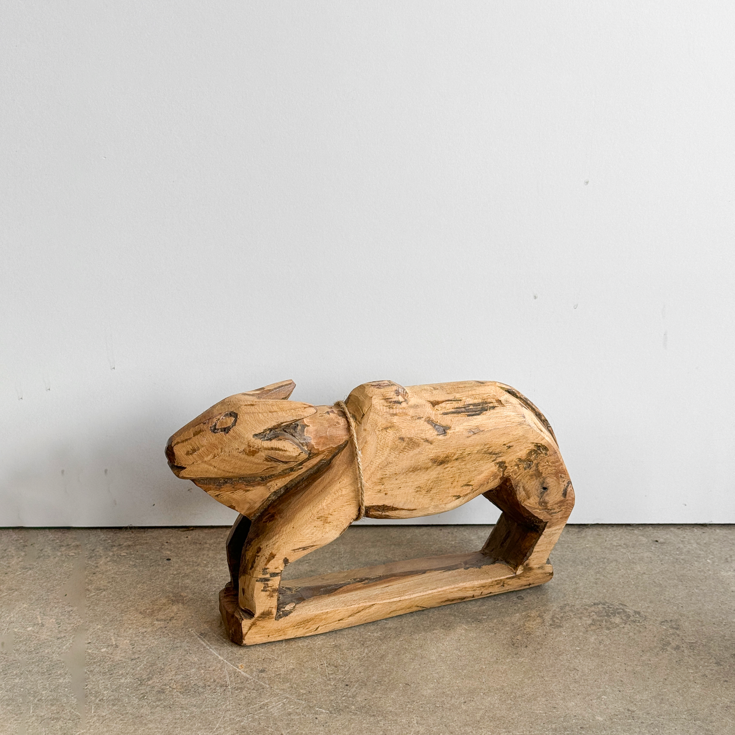 Wooden Carved Cow
