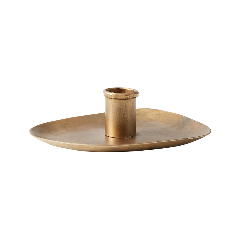 Antique Brass Candleholder