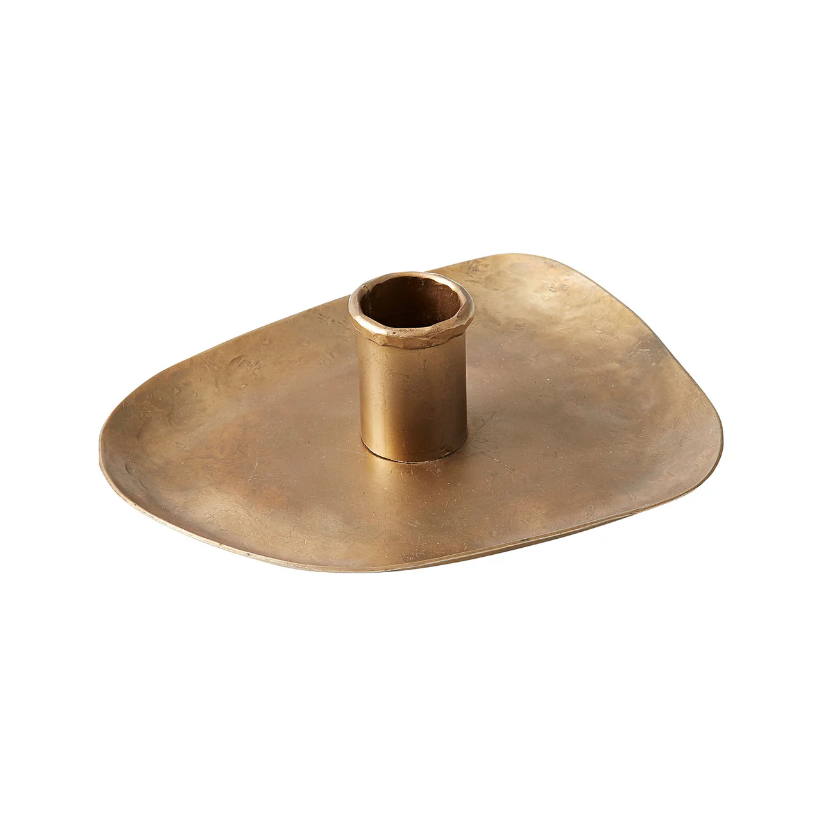 Antique Brass Candleholder