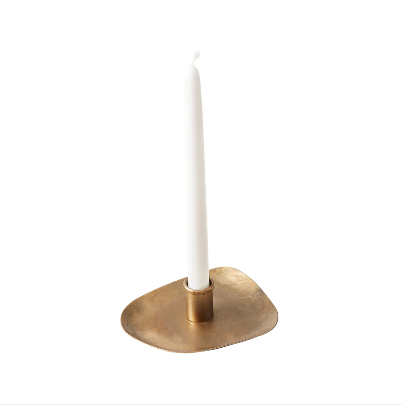Antique Brass Candleholder