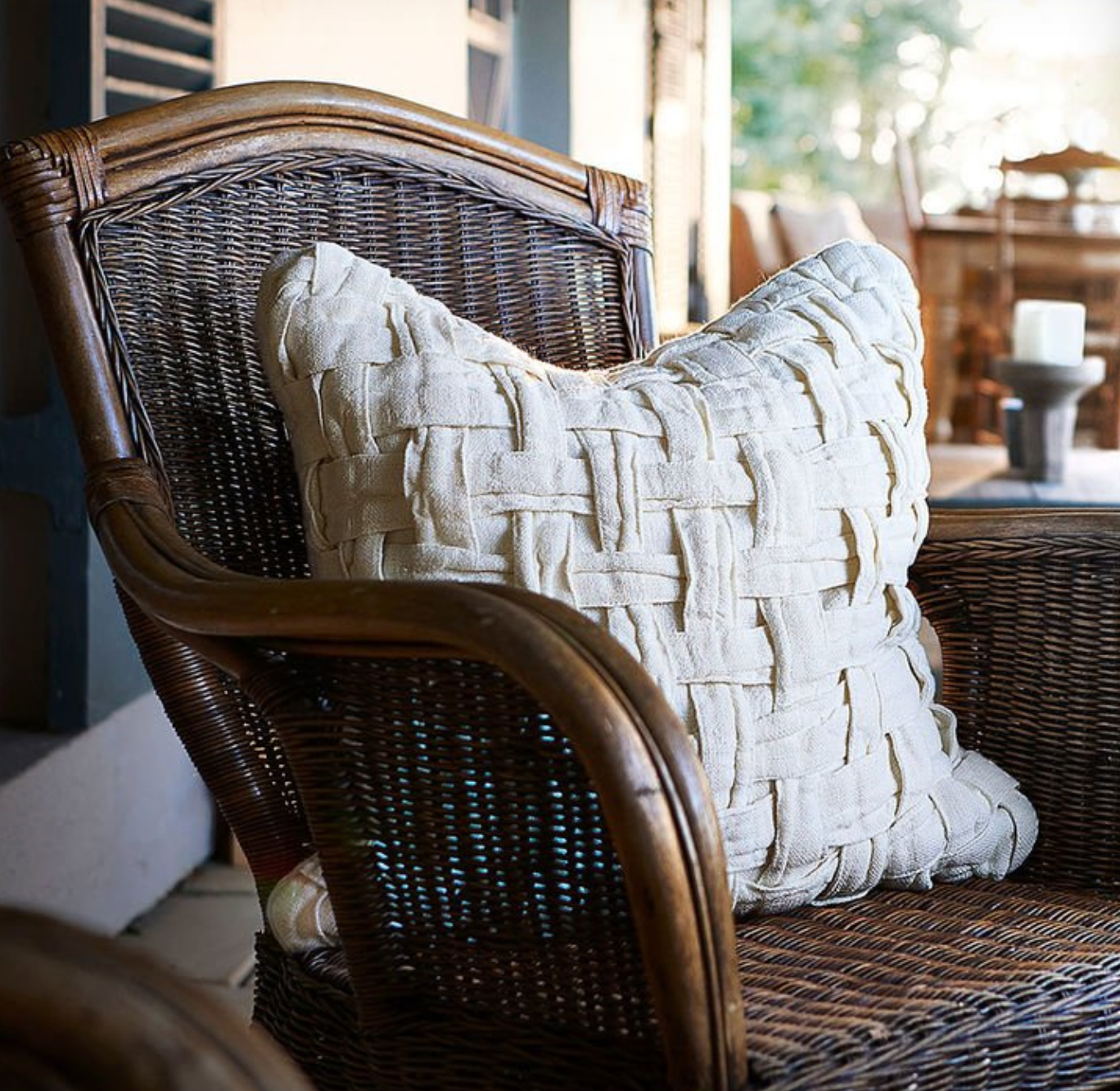 Handwoven Linen Cushion