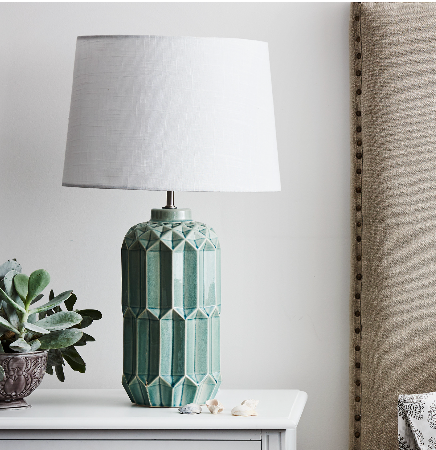 Green Geometrical Lamp