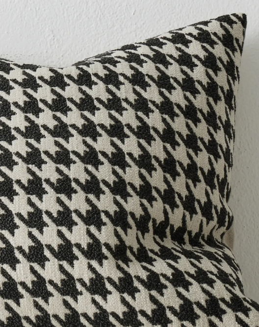 Boucle Houndstooth Cushion