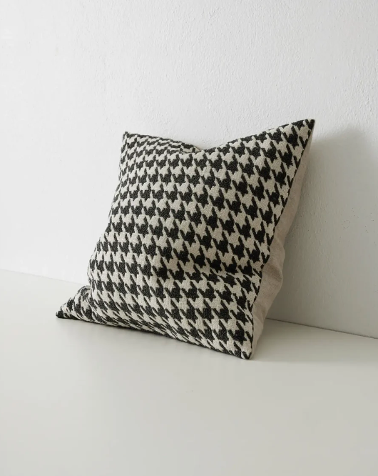 Boucle Houndstooth Cushion