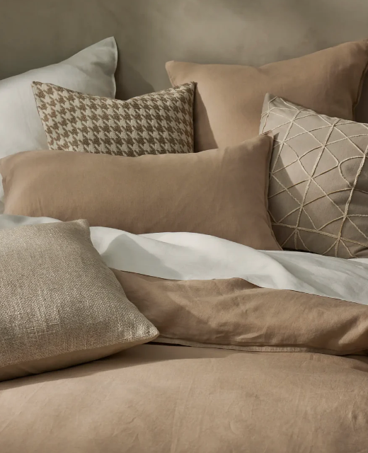 Boucle Houndstooth Cushion
