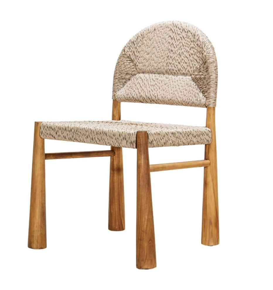 Abaca Banana Leaf Weave Dining Chair