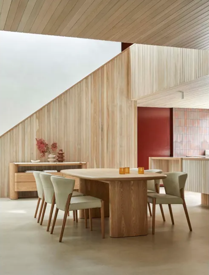 Ash Veneer Dining Table