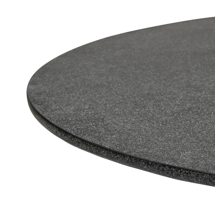 Black Fiberstone Outdoor Dining Table