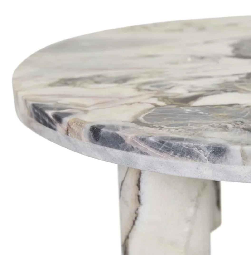 Round Leg Oval Coffee Table