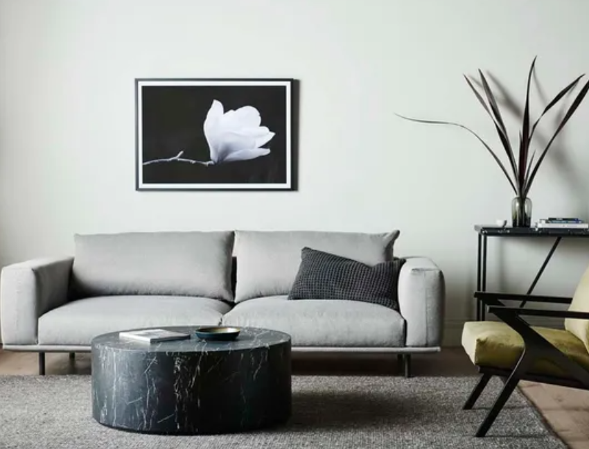 Block Round Marble Coffee Table