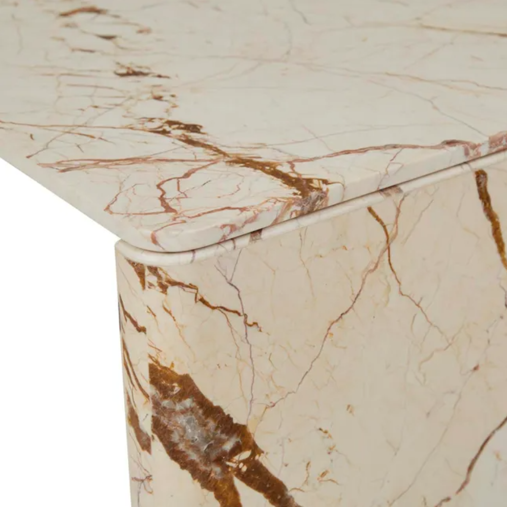 Slab Marble Square Coffee Table