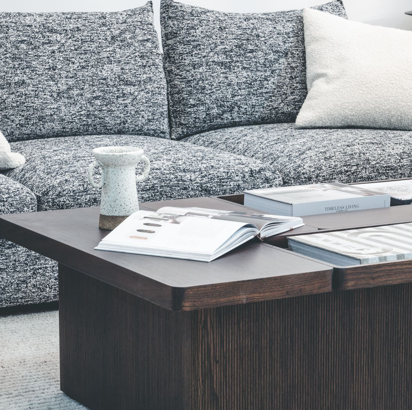 Moana Geometrical Oak Coffee Table