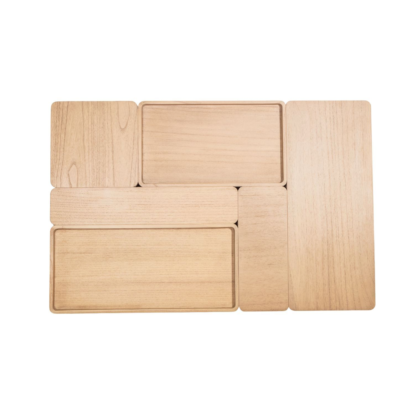 Moana Geometrical Oak Coffee Table
