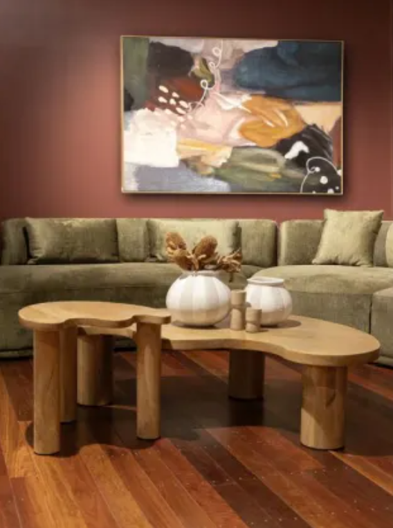 129X79CM TORRO COFFEE TABLE - NATURAL