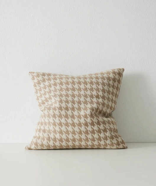 Boucle Houndstooth Cushion