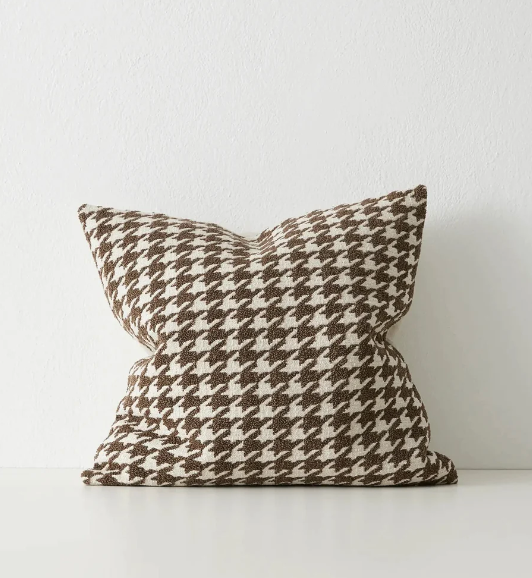 Boucle Houndstooth Cushion