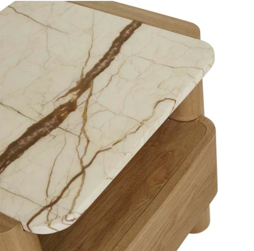 Marble Bedside Table