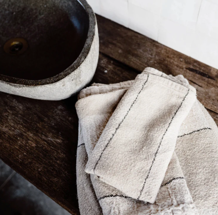 Retreat Linen Hand Towel - Set of 2