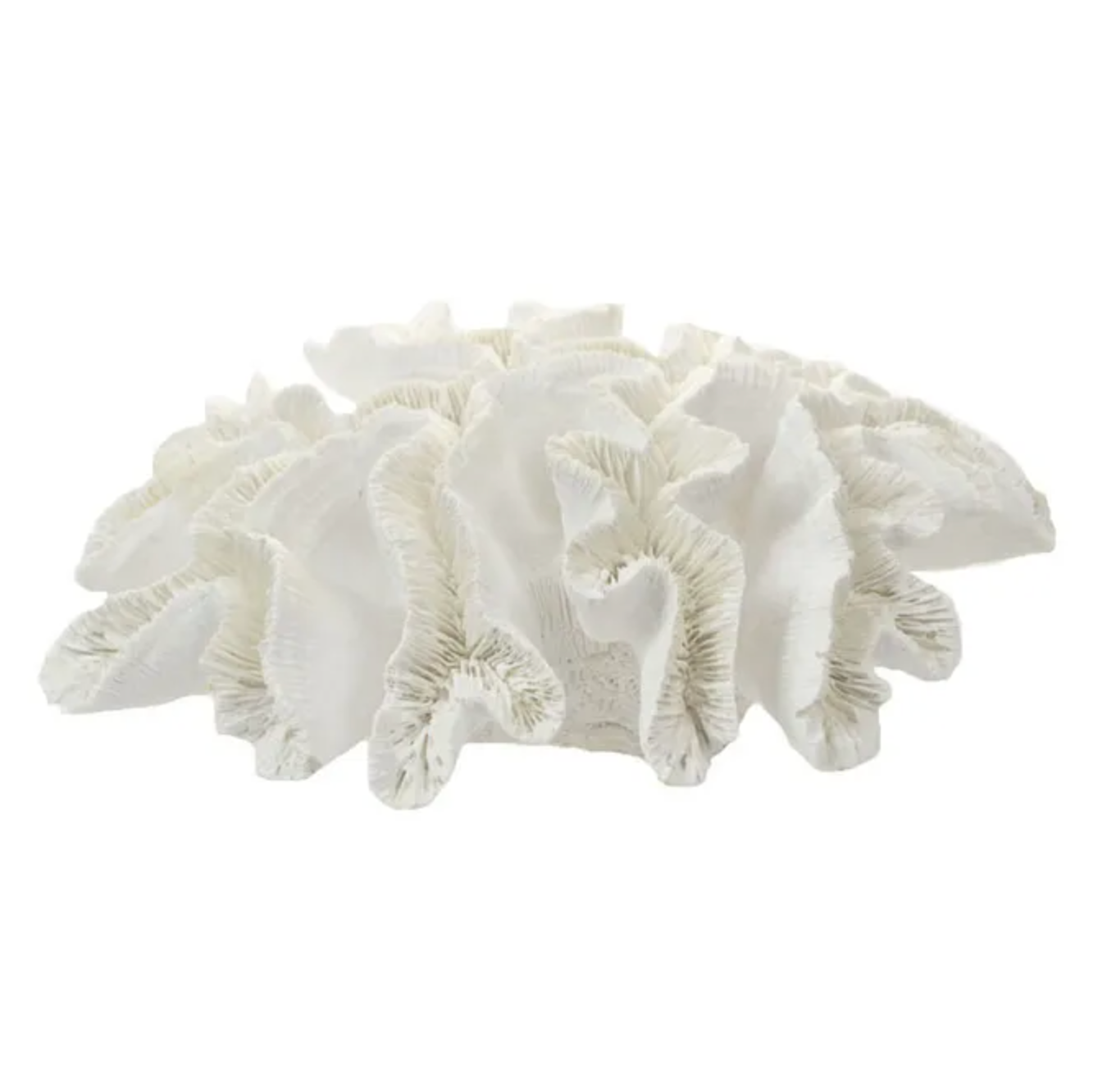 Anemore Coral Resin Sculpture - White