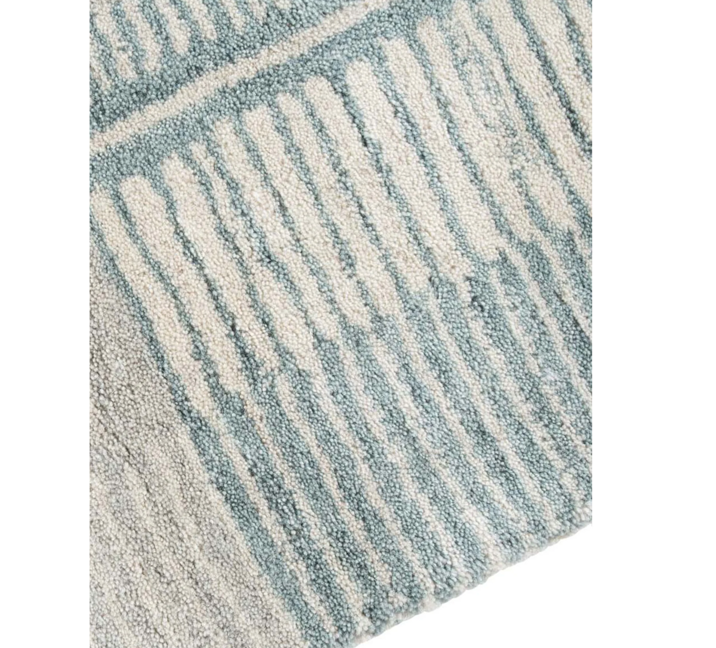 Multi Striped Wool Rug