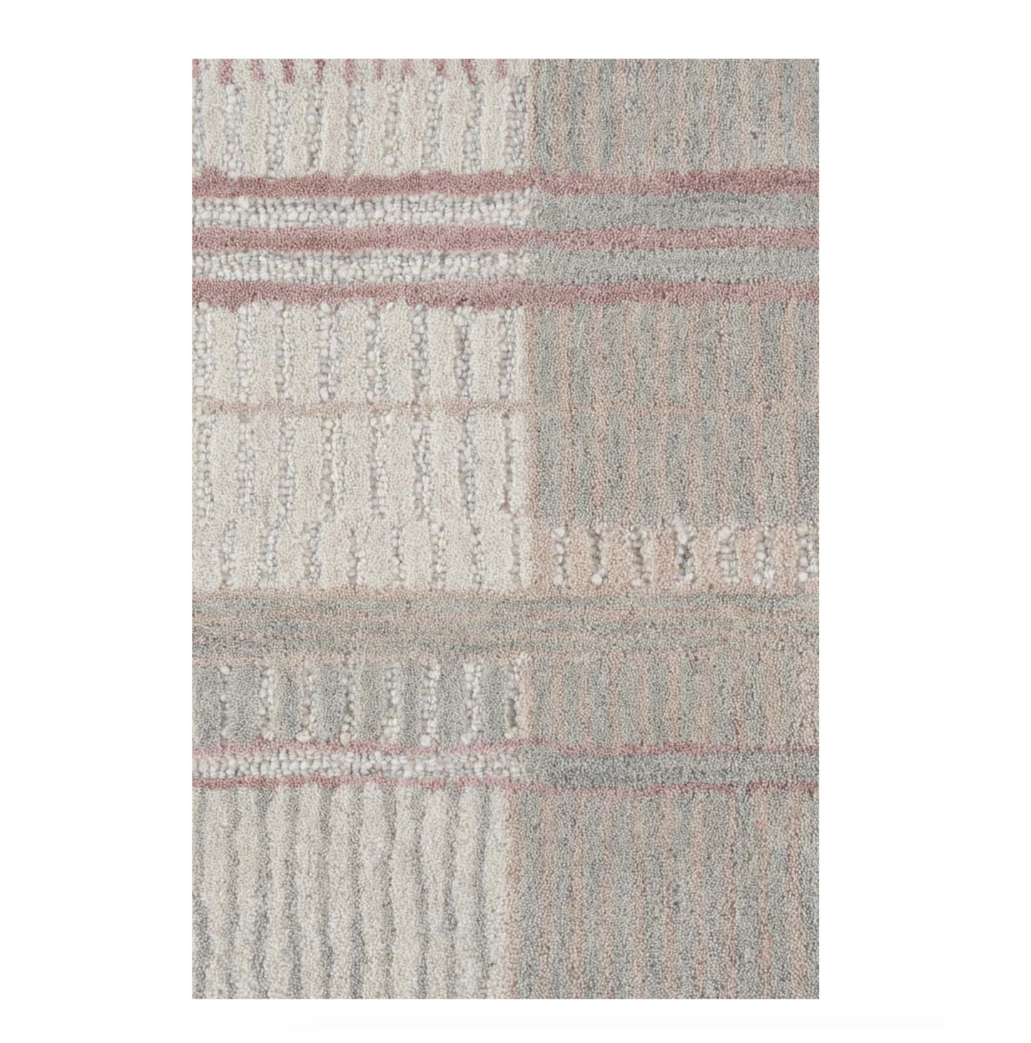 Multi Striped Wool Rug