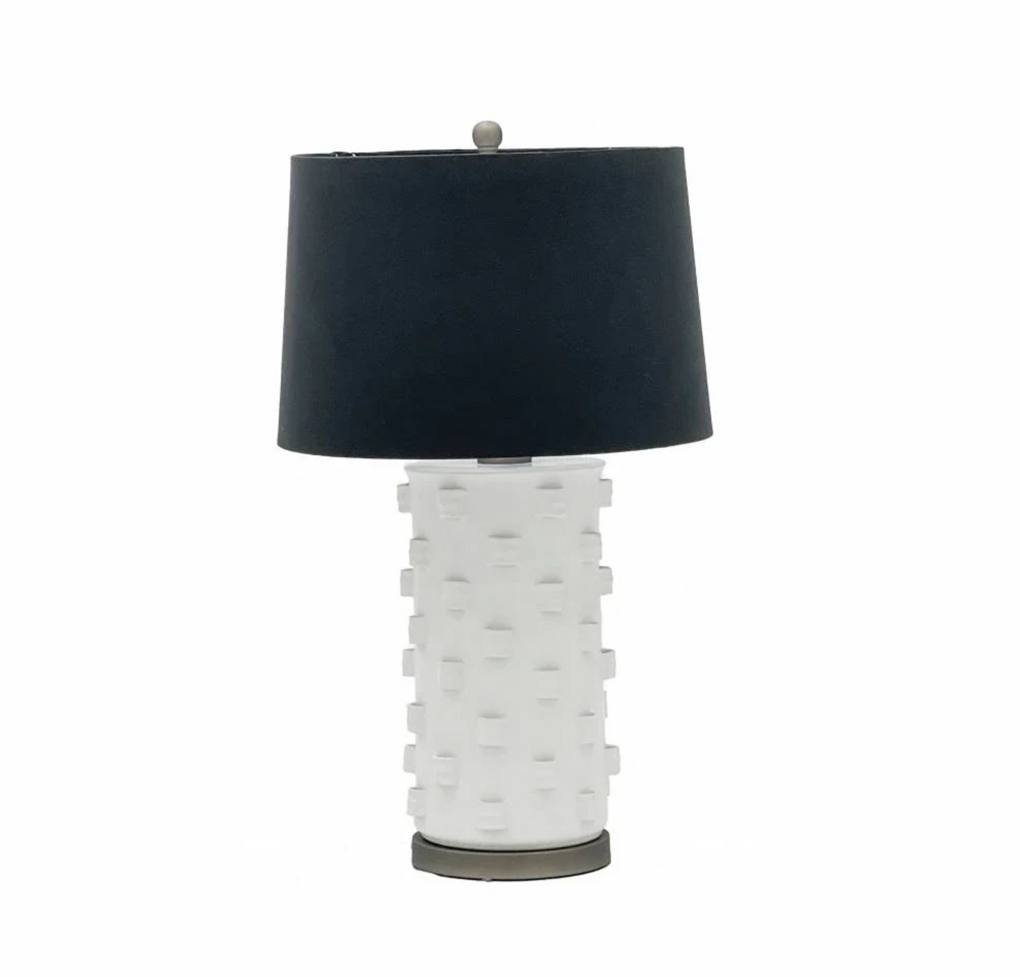 White Table Lamp - White/Black