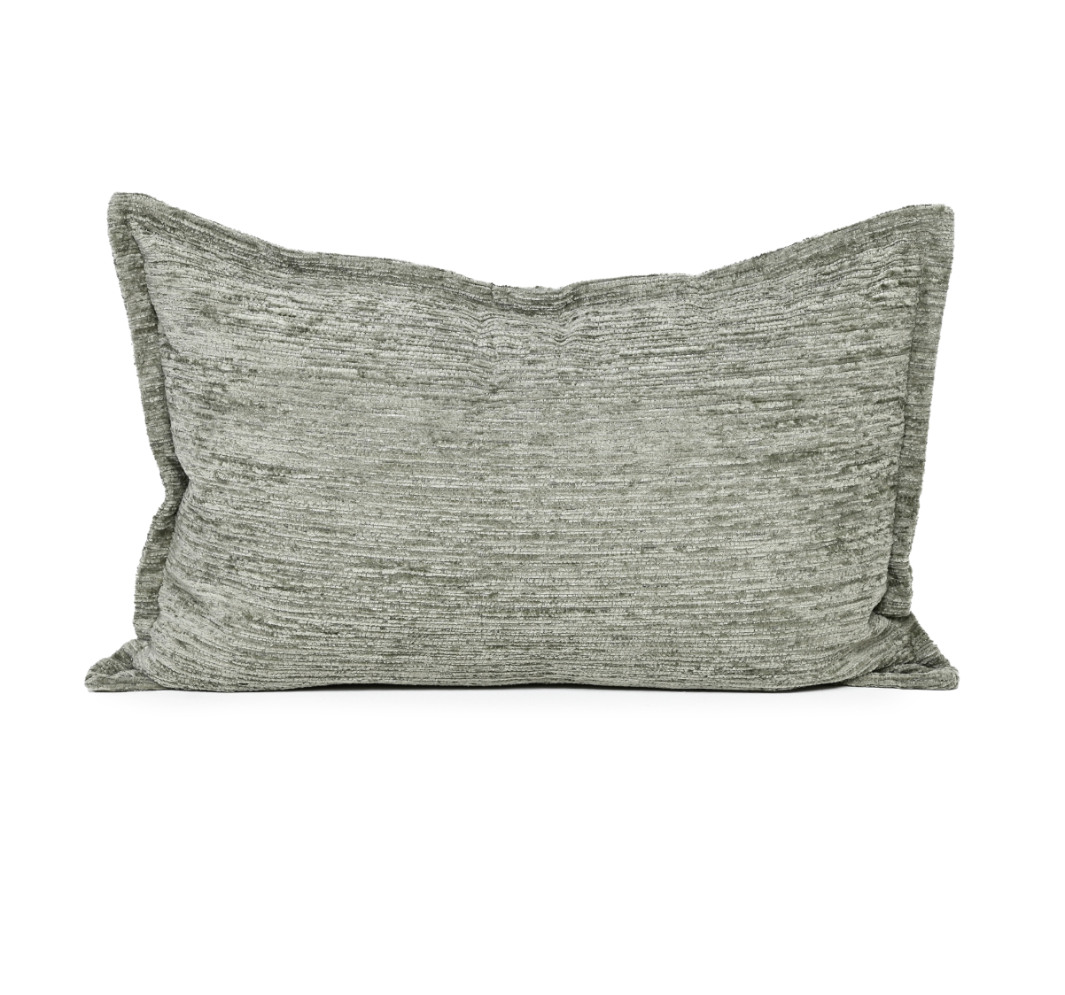Ruffled Sage – Fabric Cushion – 37 X 57