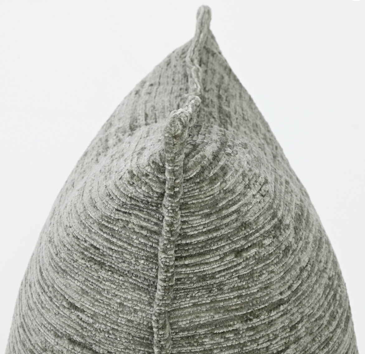 Ruffled Sage – Fabric Cushion – 37 X 57