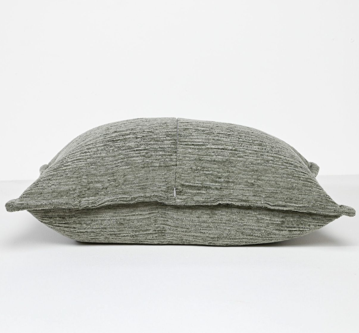 Ruffled Sage – Fabric Cushion – 37 X 57