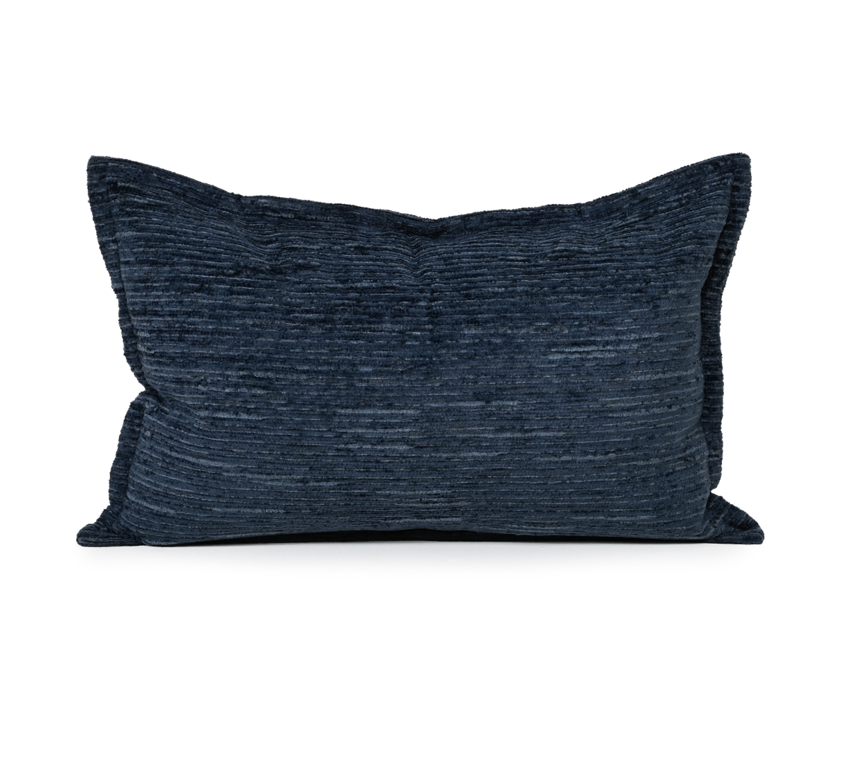Ruffled Indigo – Velvet Cushion – 37 X 57