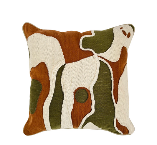 Nyla Cushion 50x50 Ochre & Green Multi