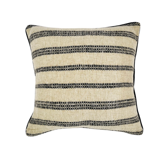 Savanna Cushion 50x50cm Natural & Black Multi