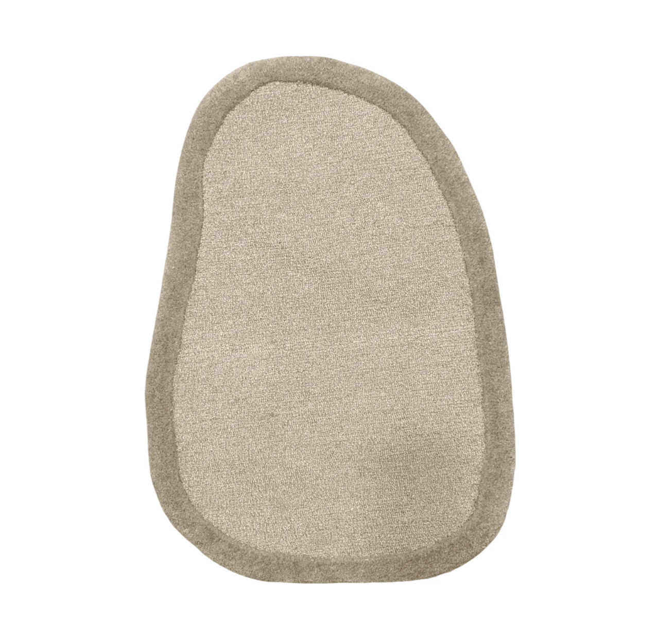 Shaped Rug 200x300cm Brown