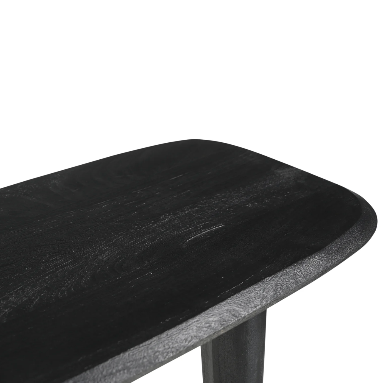 U-Shaped Legs Console Table - Full Black