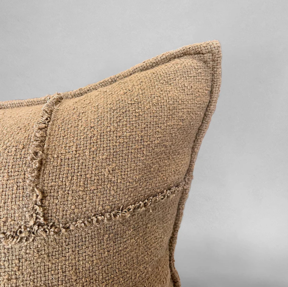 Moss Green Geometric Cushion