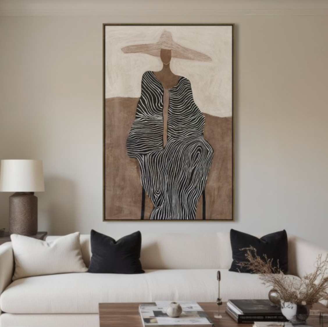 Lady Fragment Framed Art