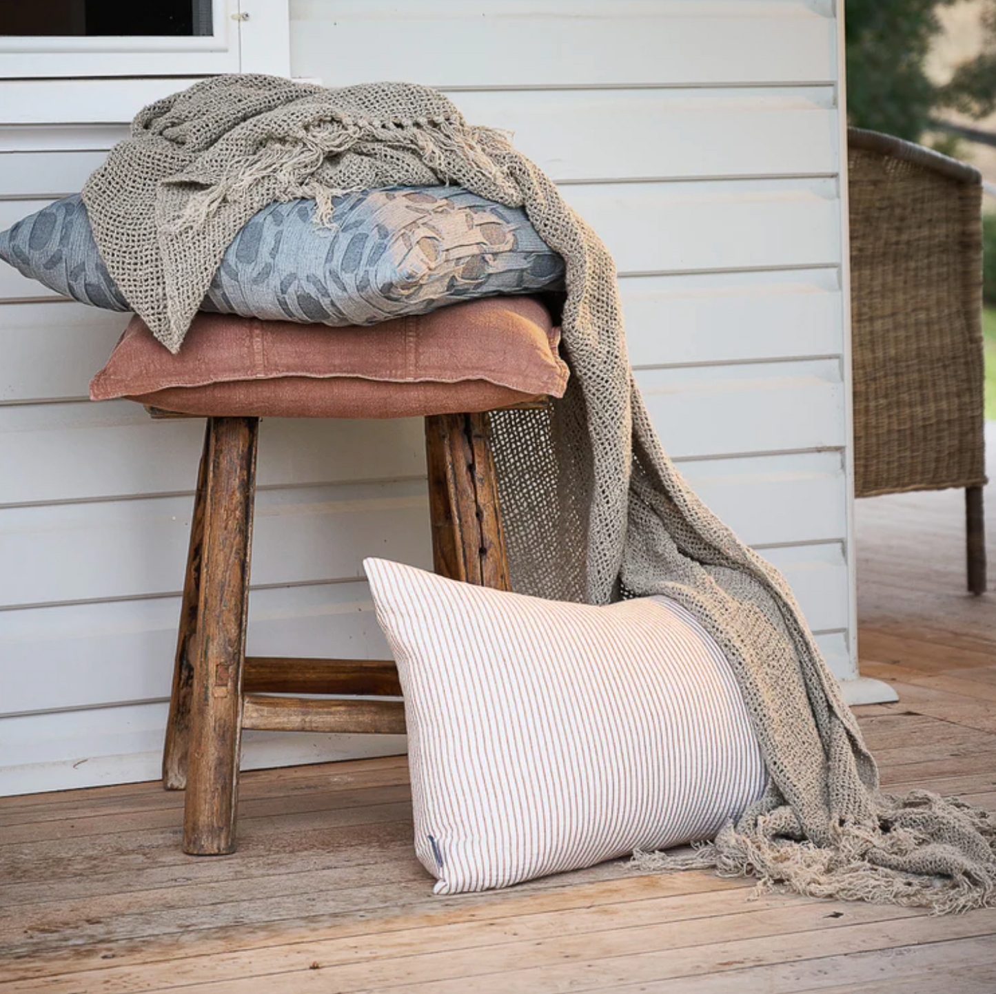 Duck Egg Blue Cushion