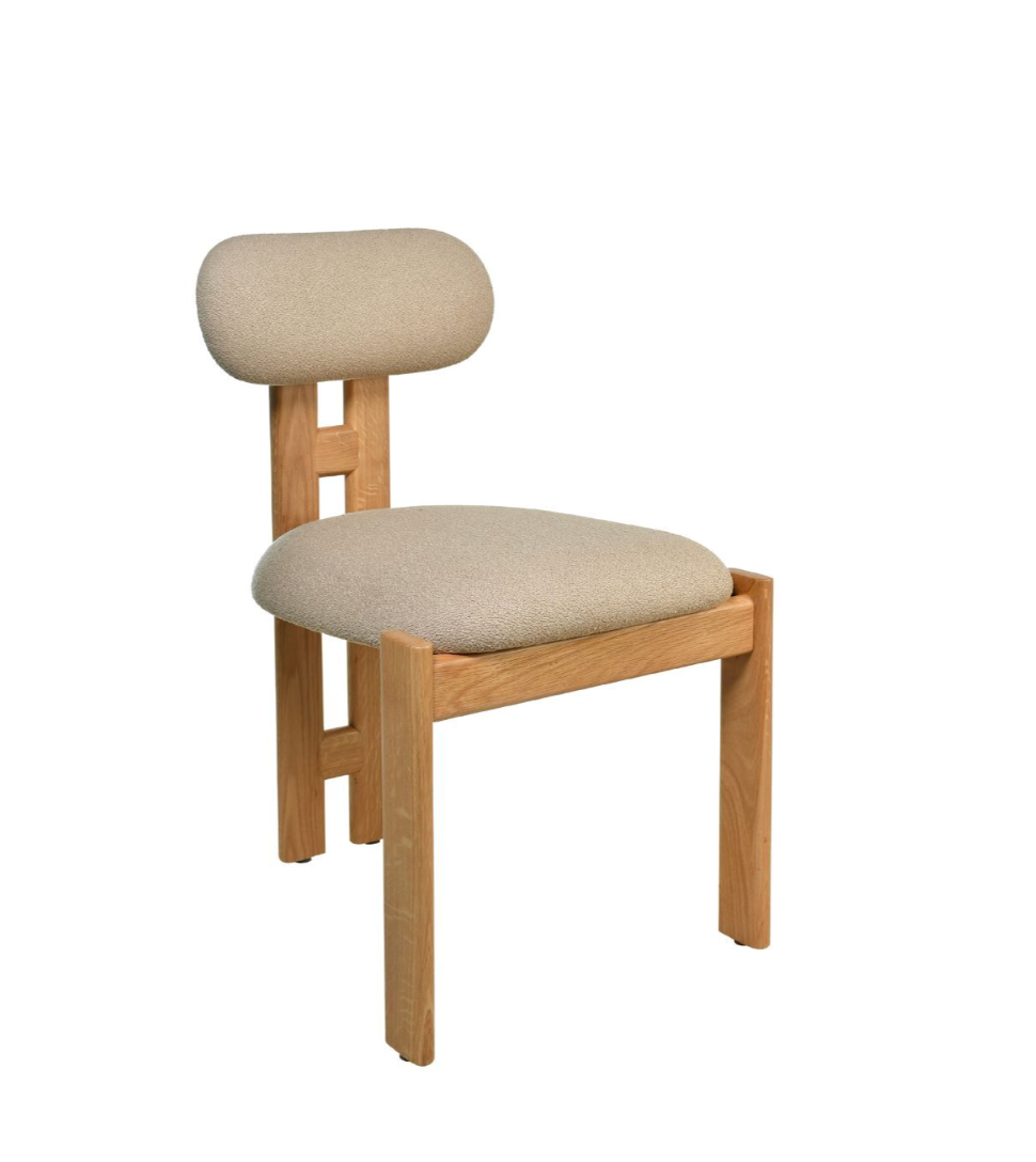 Tanner Double-Beamed Oak Dining Chair