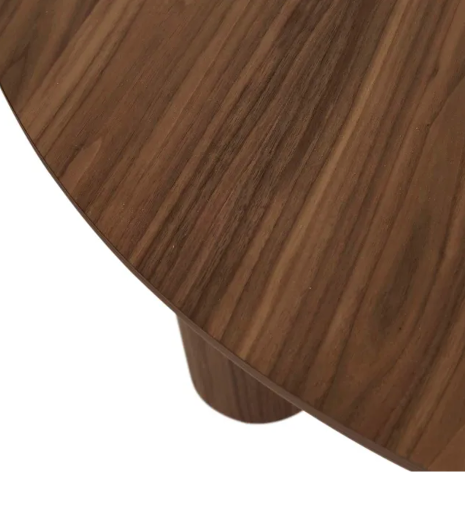 Round Pillar Legs Coffee Table