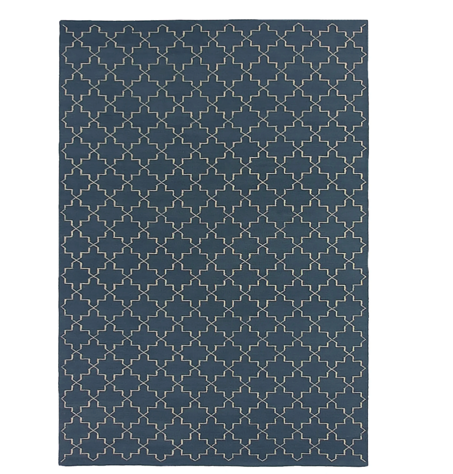 Vintage Geometrical Flatweave Rug
