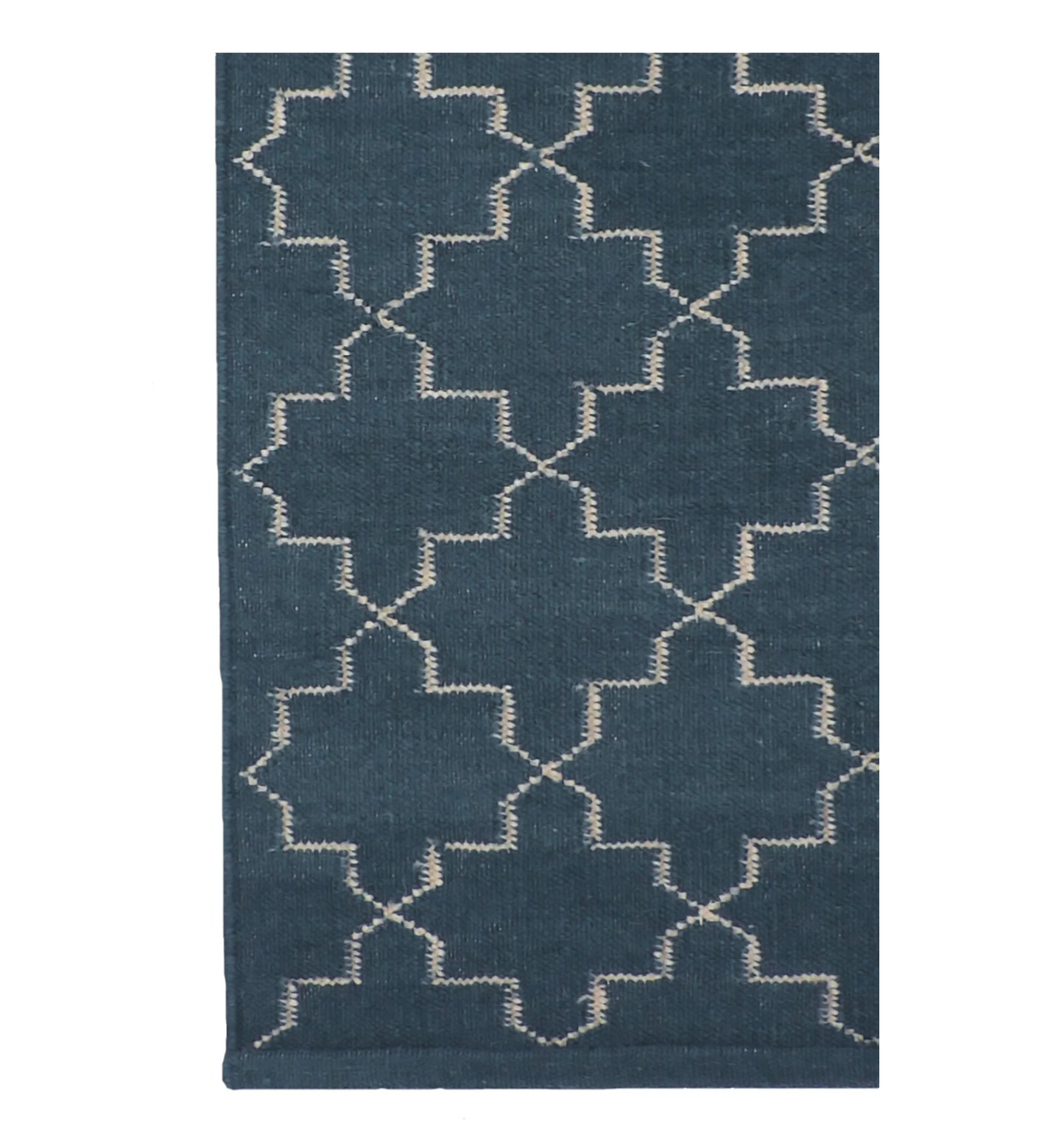 Vintage Geometrical Flatweave Rug