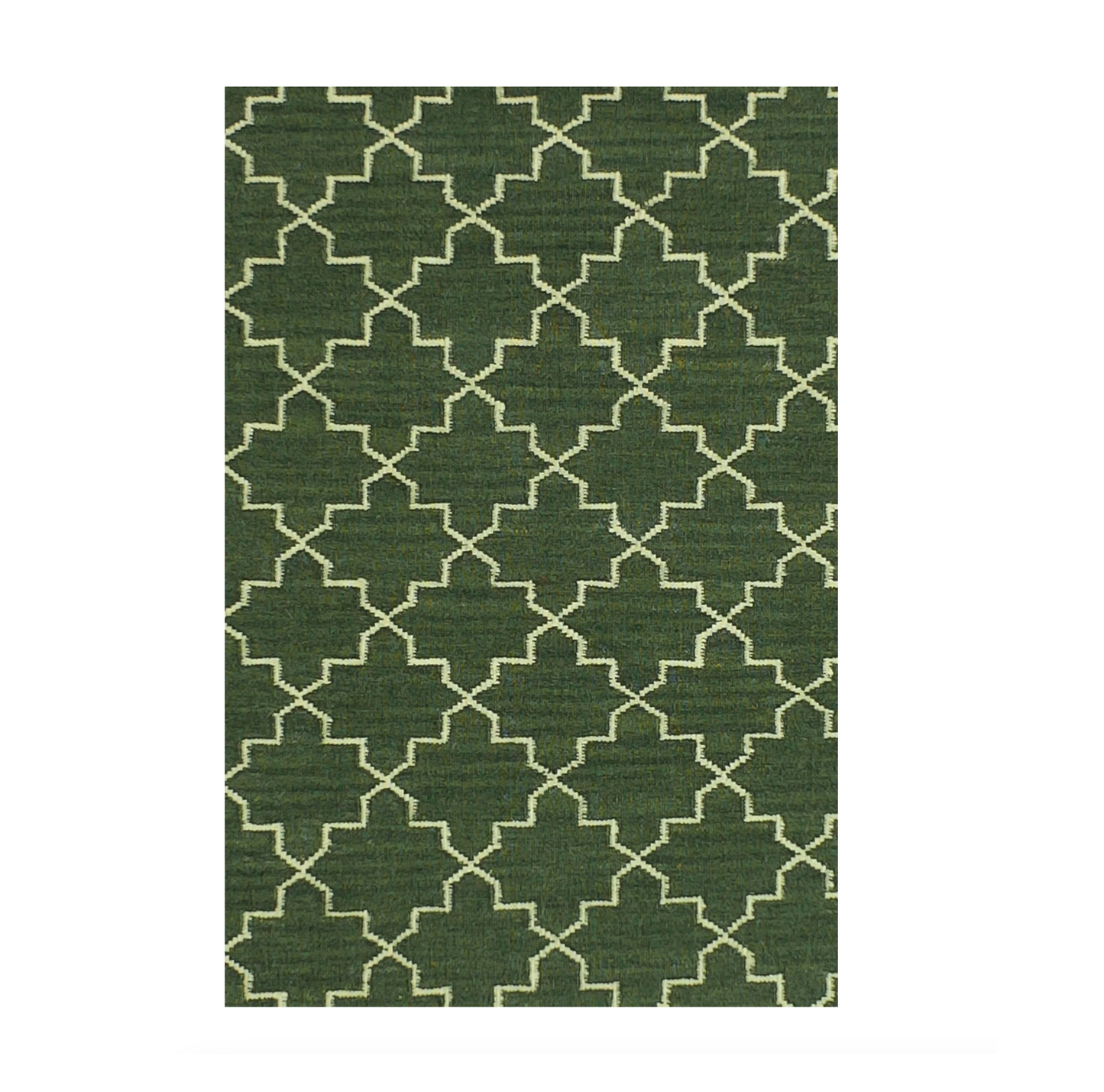Vintage Geometrical Flatweave Rug
