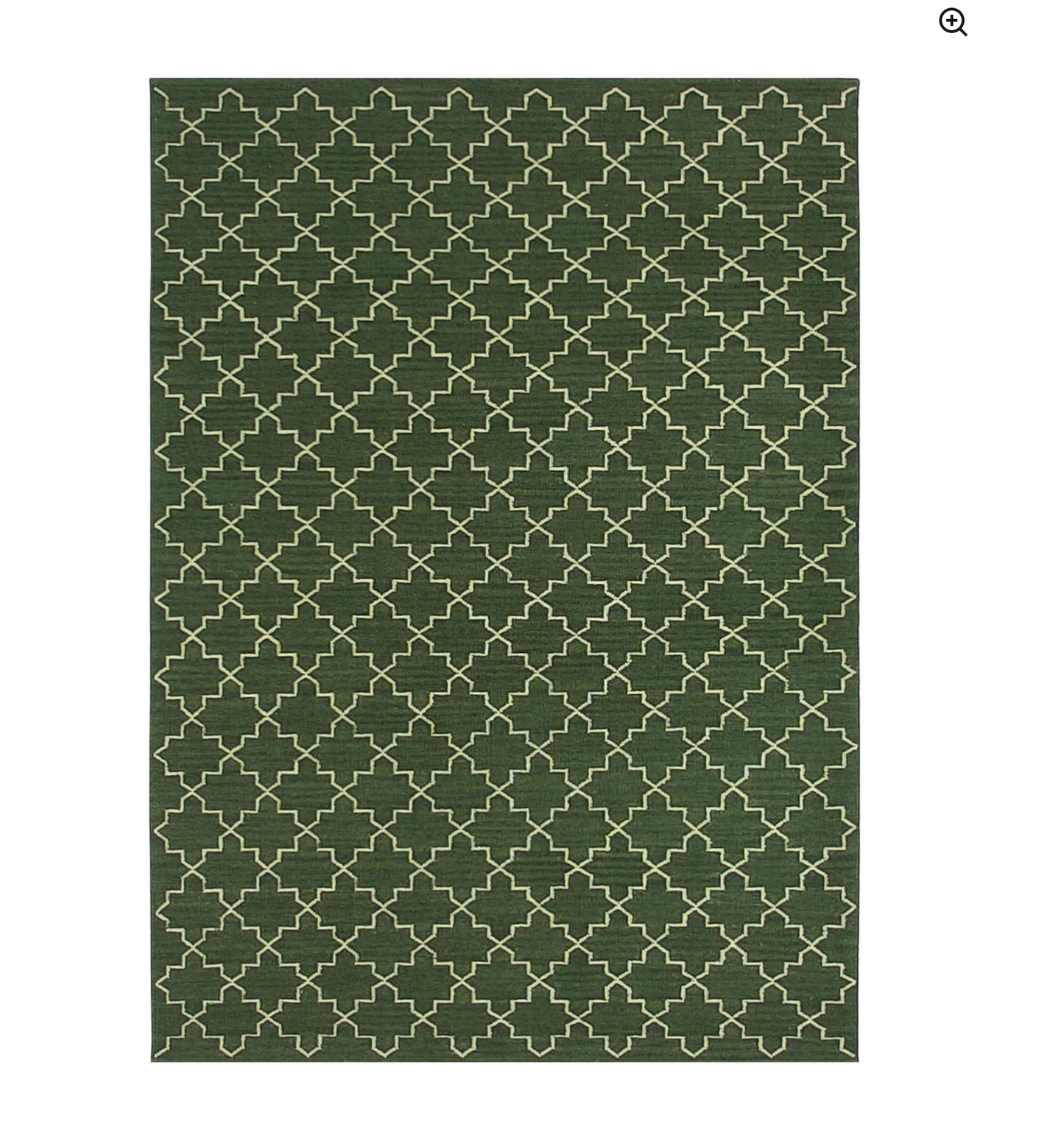 Vintage Geometrical Flatweave Rug